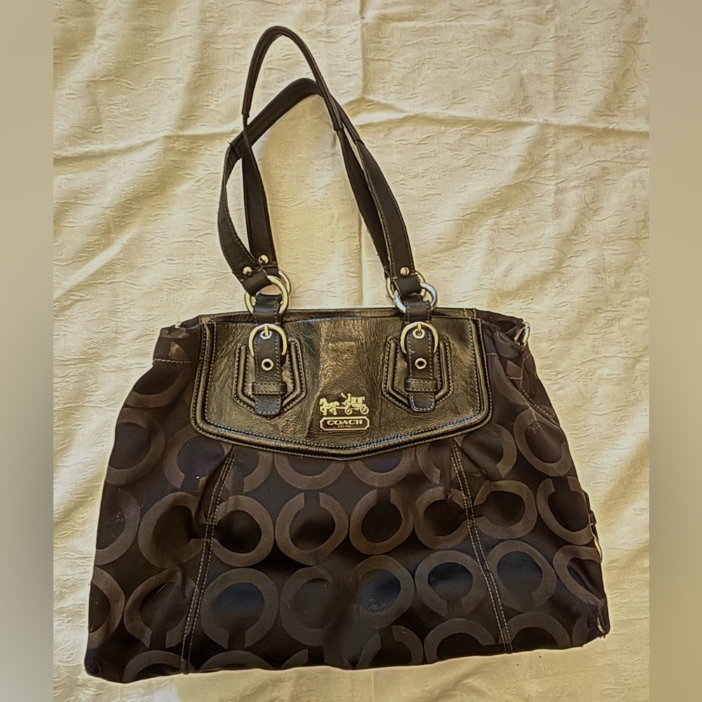 Black Coach Madison bag